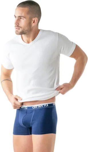Lot de 4 T-shirts Homme Col V - 100% Coton Bio - Label OEKO-TEX® standard 100 - Maillots de Corps Certification GOTS - Hypoallergénique, Manches Courtes L Blanc