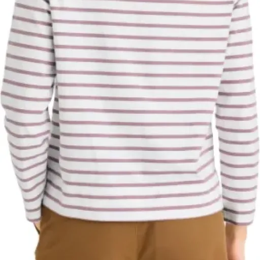 Test Dockers Boatneck Tee Femme XS Toadstool Stripe : le haut rayé basique qui fait le job (mais sans effet waouh)