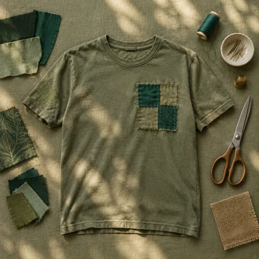 Réparer un t-shirt plutôt que le jeter : couture, patchwork et les limites honnêtes du raccommodage