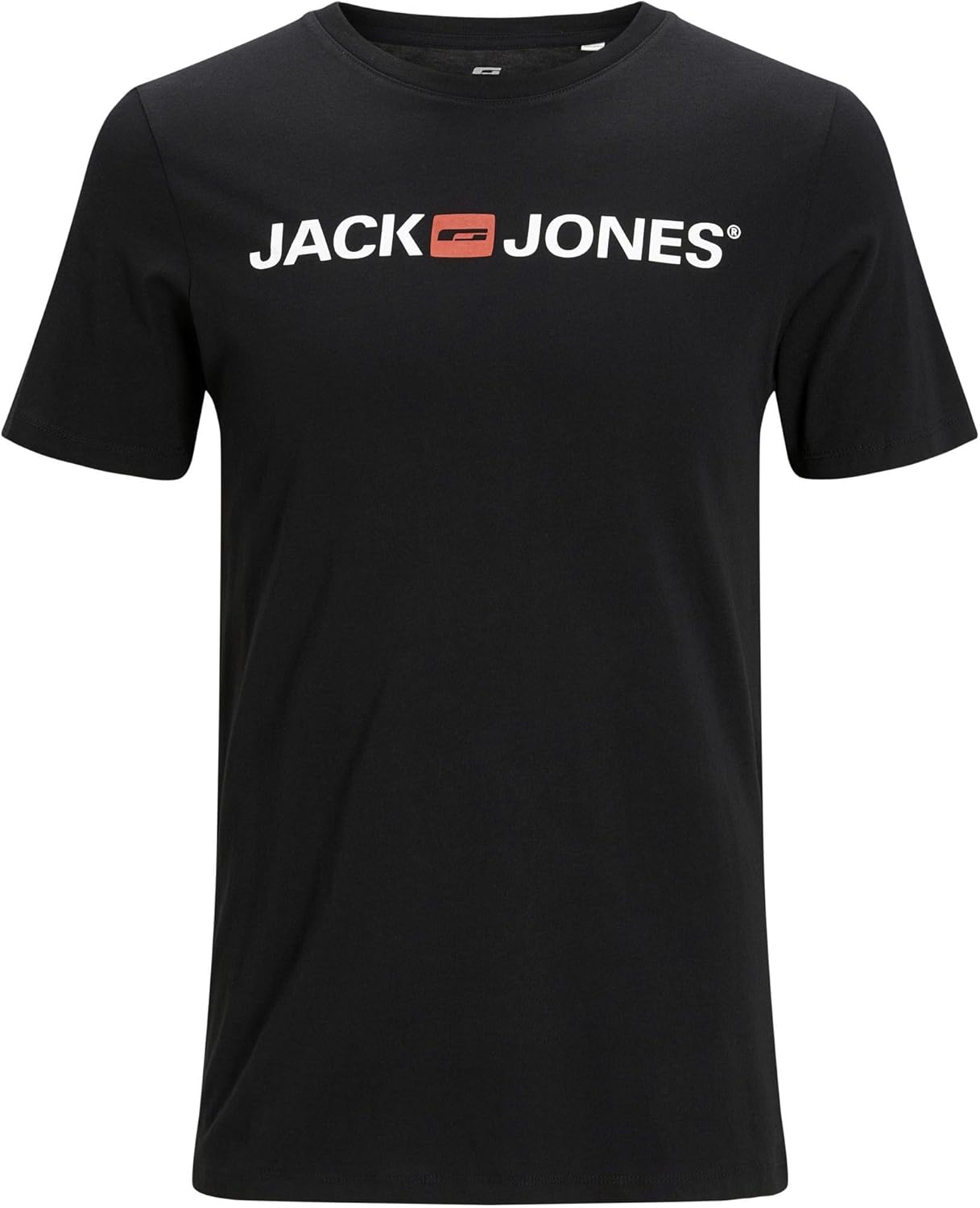 JACK & JONES Men's Jjecorp Logo Tee SS Crew Neck Noos PS T-Shirt, 3XL M Noir
