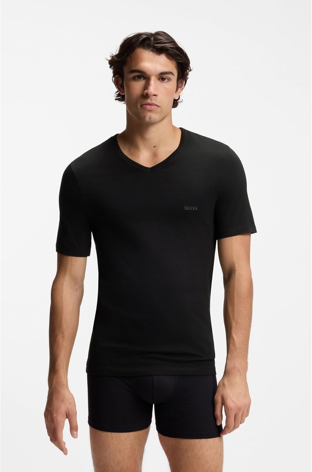 Hommes TShirtVN 3P Classic Lot de Trois t-Shirts en Coton à col V XL Assorted-pre-pack