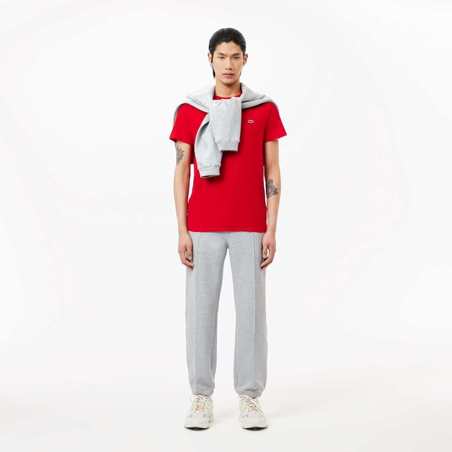 Lacoste T-Shirt Regular Fit Homme M Rouge