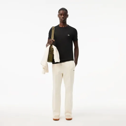 Lacoste Homme T-shirt Col Rond 3XL Noir