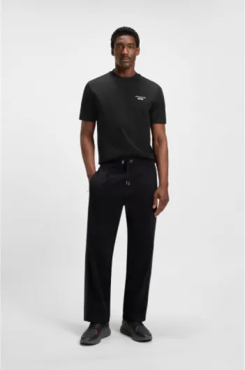 BOSS Hommes C-Thompson 197 PS T-Shirt Porsche x en Coton mercerisé à Motif Artistique Targa S Noir001