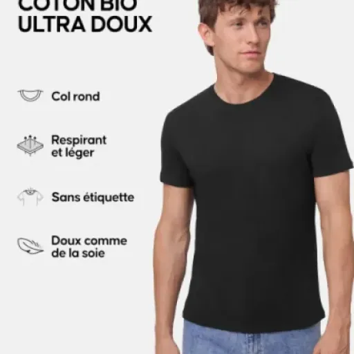 Test DANISH ENDURANCE T-Shirts Coton Bio/Modal : le pack de basiques qui fait le job sans chichi