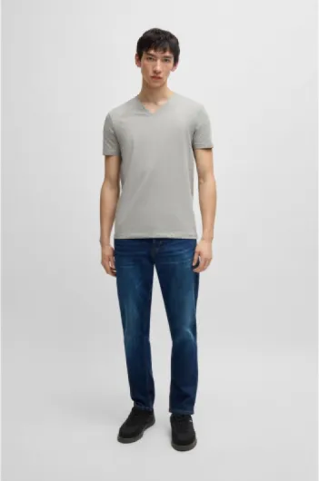 HUGO Hommes V Lot de Deux t-Shirts à col V en Coton Stretch S Open Miscellaneous965