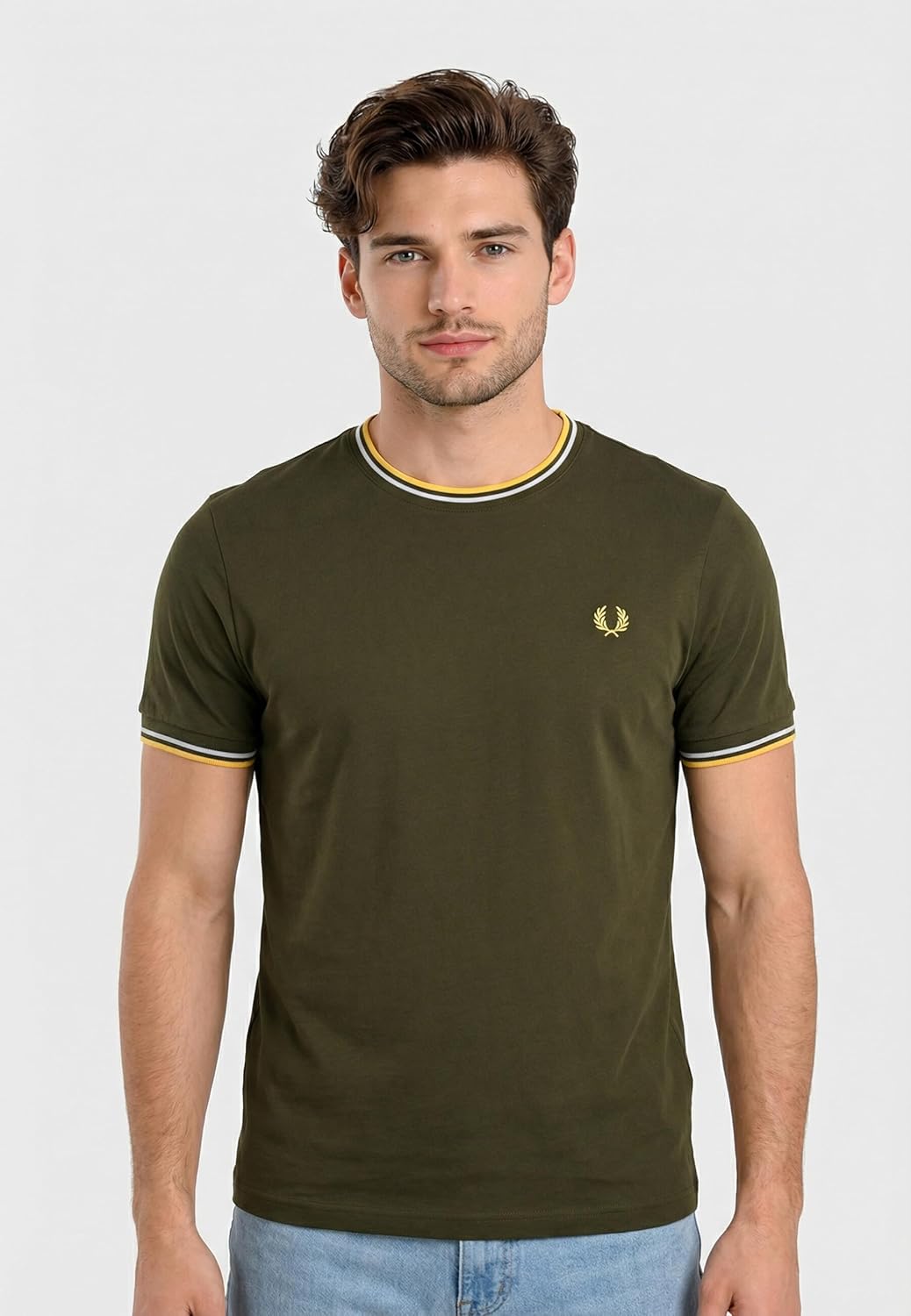 Fred Perry Tee Shirt Twin Tipped 05b hntngr/lgic/lmnb XL
