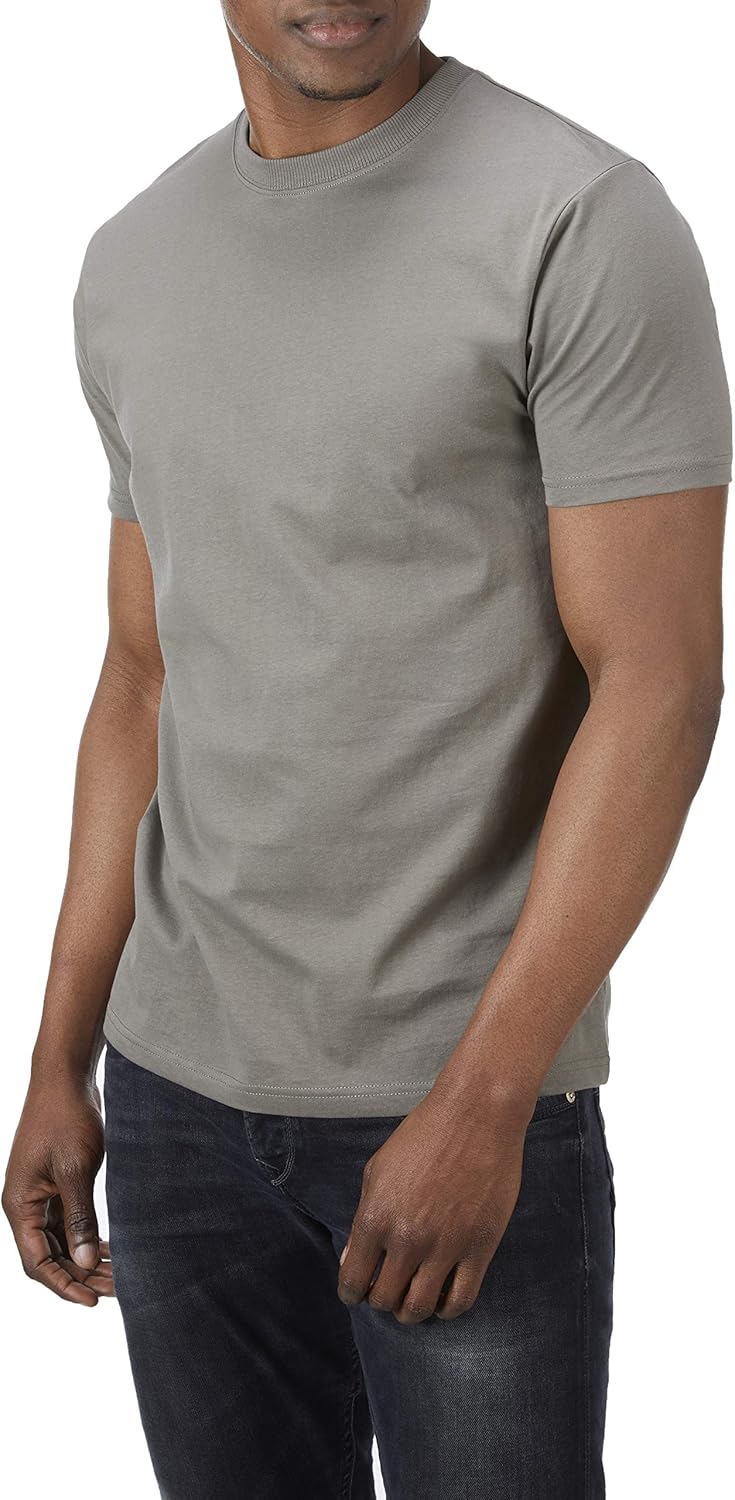 Charles Wilson Pack de 5 T-Shirts Unis à Col Rond XL Grey Essentials