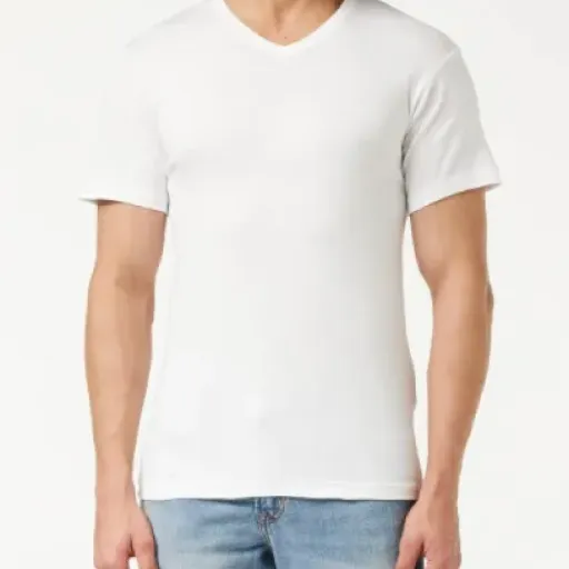 Test Athena T-shirts Homme Col V (lot de 4) : les basiques en coton bio qui font le job