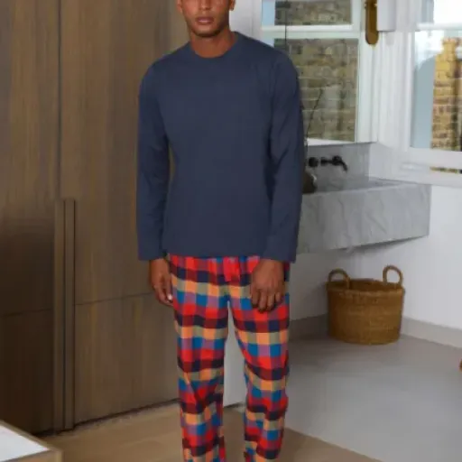 Test The Savile Row Company London Men's Luxury 100% Soft Cotton PJ Set : le pyjama coton qui mise sur le confort classique