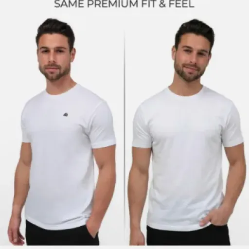 Test INTO THE AM Logo-Tshirts-c (lot de 6) : des basiques confort pour tous les jours